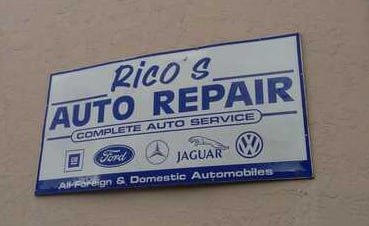 Rico's Auto Repair shop